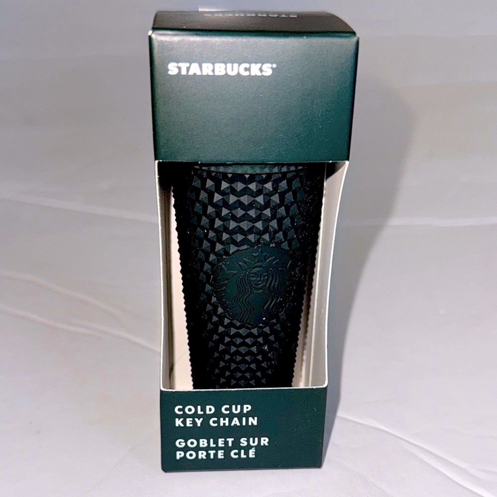 Starbucks Cold Cup Keychain Dark Green